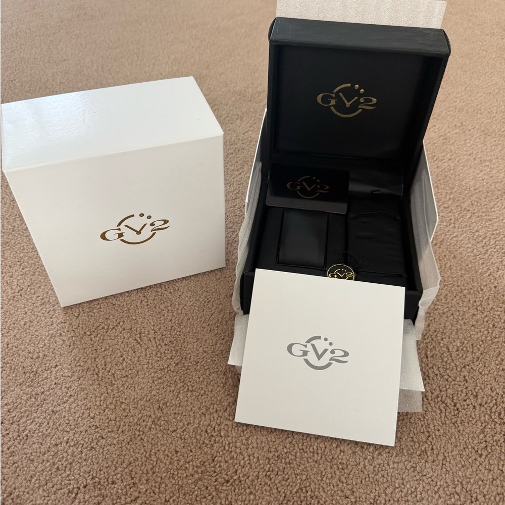 GV2 Women’s or Men’s Watch Box for Storage or Display. Empty. - Picture 14 of 15